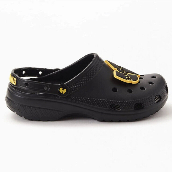 NEW Crocs x Wu-Tang Clan Black Classic Clog Slipper Size 5M/7W NWT 207759-001